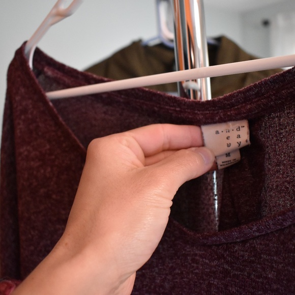 Women's Size Medium Oversized Long Sleeve by A New Day - Picture 2 of 3